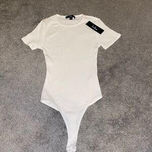 NWT Lulus Ribbed Bodysuit, XS